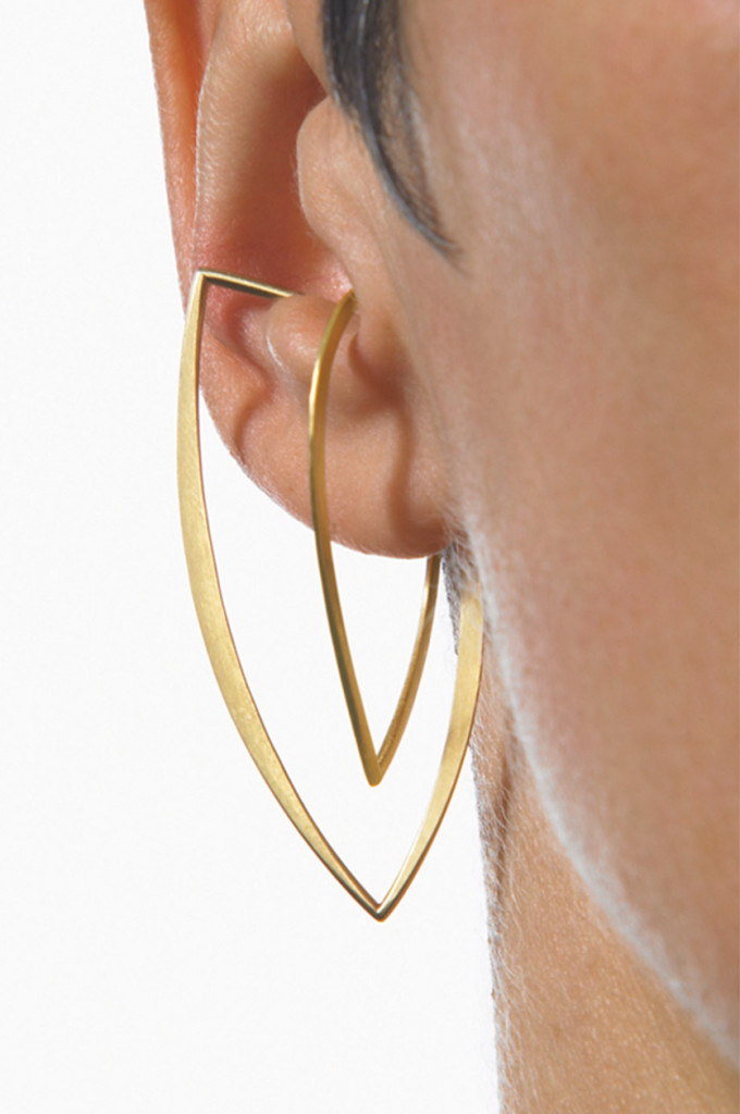 Earrings <em>Ear Wings</em>. 750 gold.