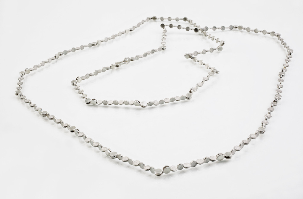 Necklace <em>nn</em>, 2015. Silver. Photo: Michael Zalewski