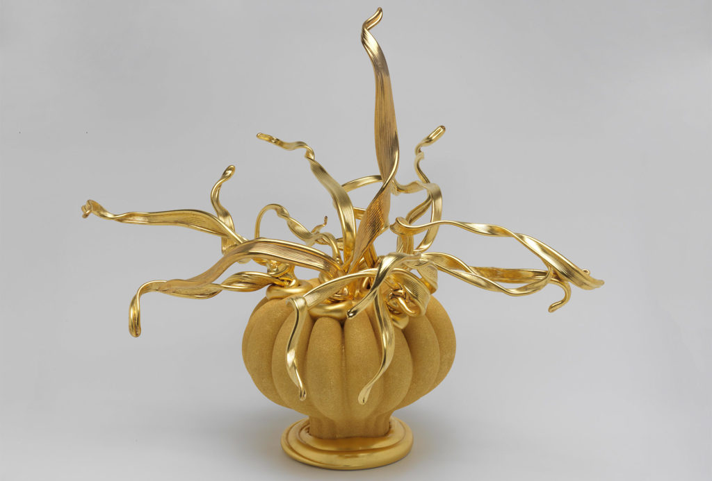 <em>Royal Pumpkin</em> object. Glass, 62x50x60 cm