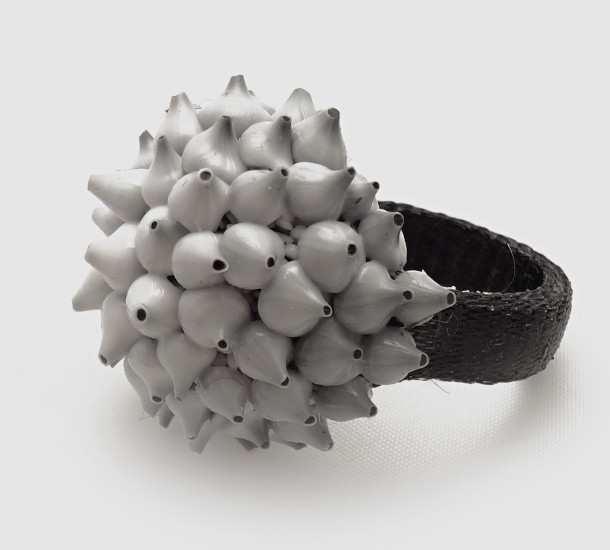 Ring <em>Kiwano</em>, polymer woven fabrics.