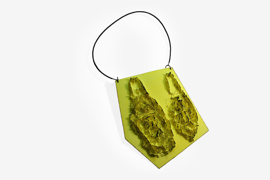 Neck jewelry from the <em>Printed Matter</em> series