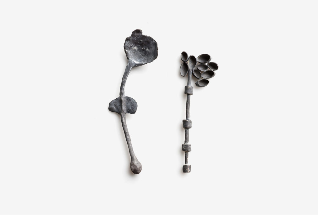 Spoon from the <em>creatura</em> series. 925 silver. Photo Federico Cavicchioli