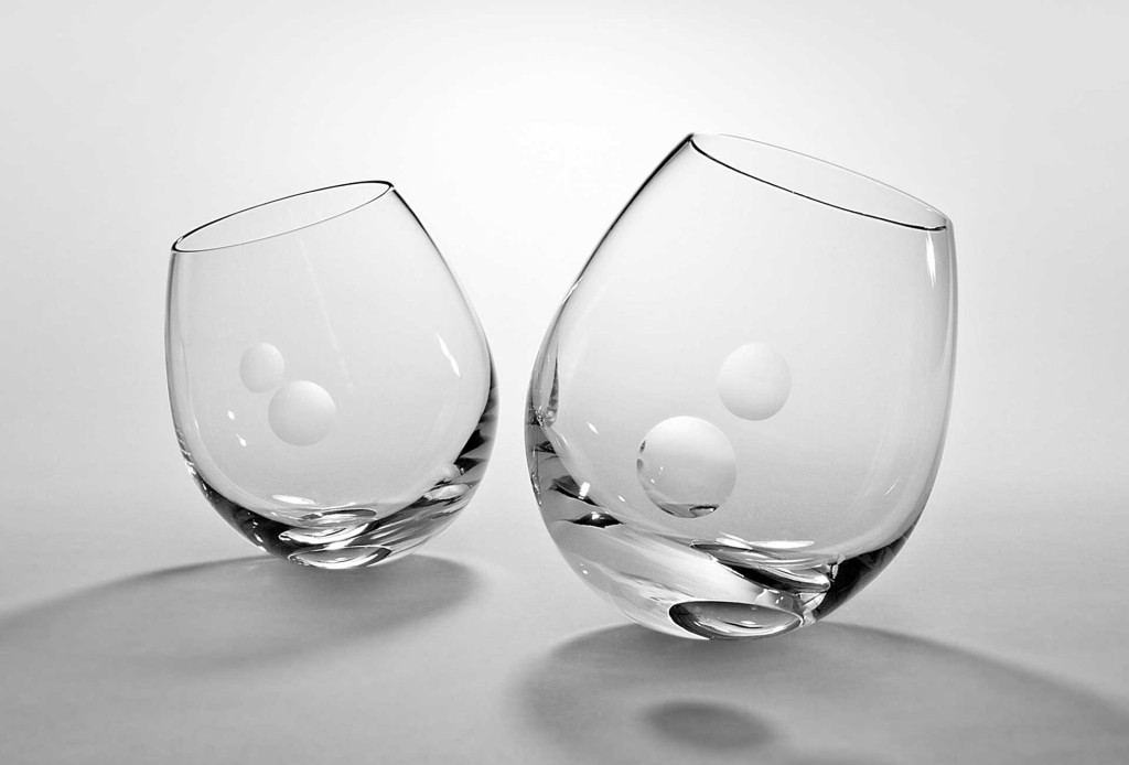 Tumblers <em>Boules</em>. Glass.