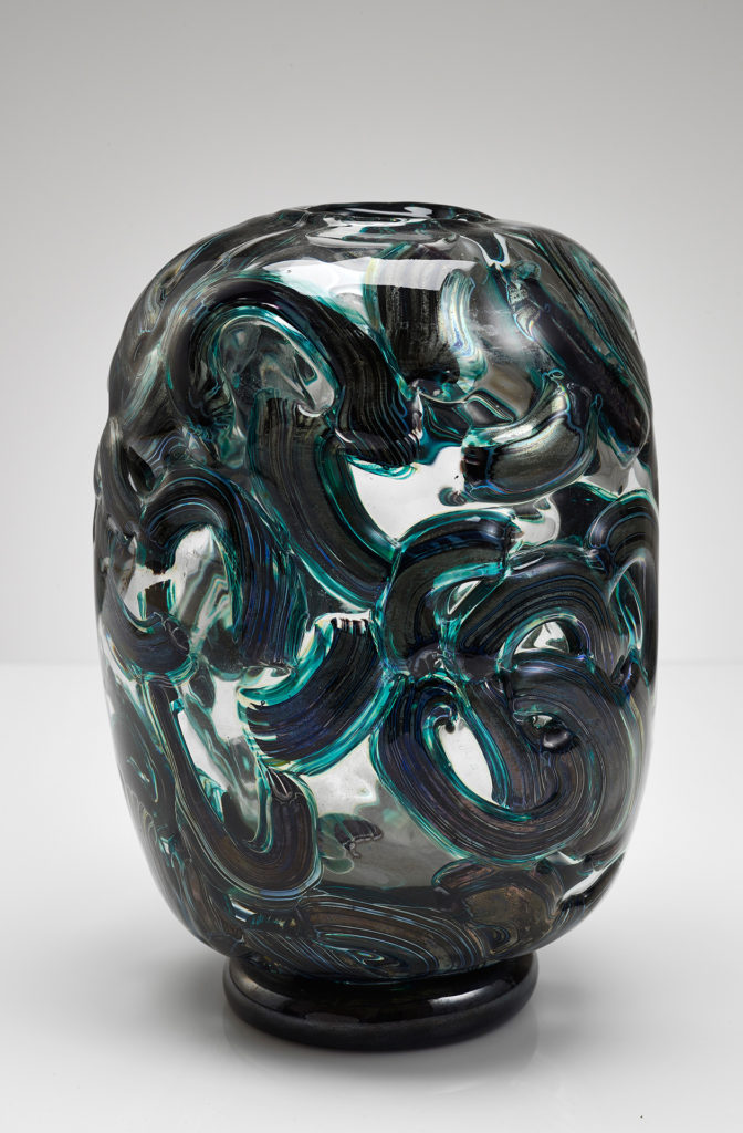 Vase, 2000. Glass, 23 x 14 cm