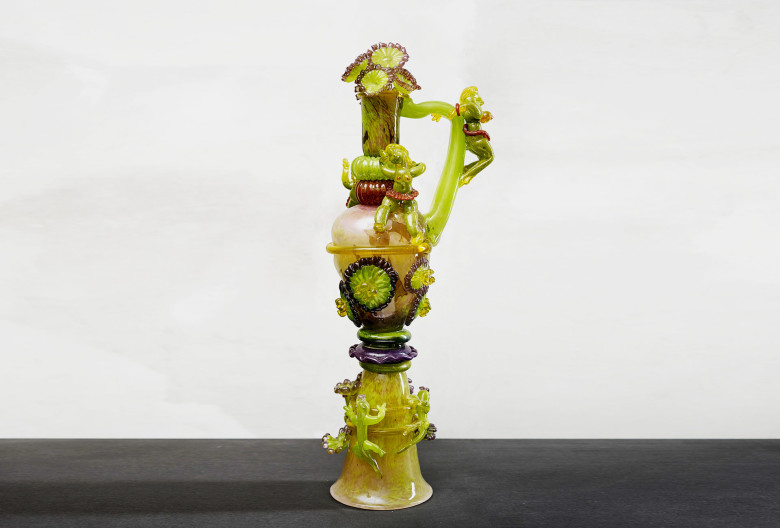 Glass object by Bernard Heesen