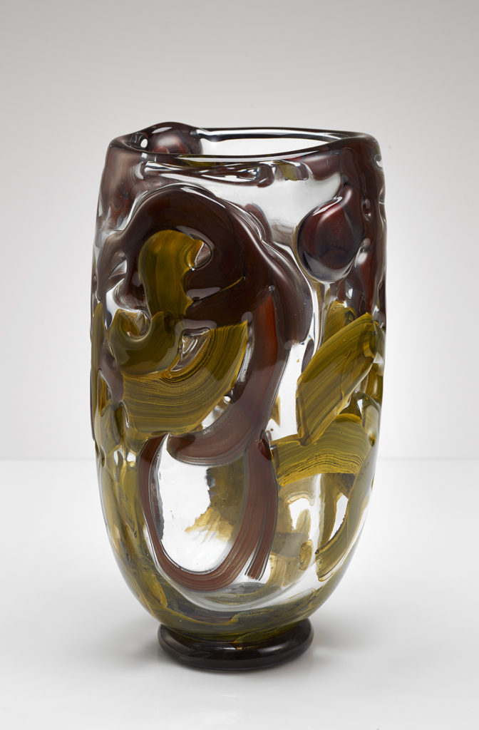 Vase, 2000. Glass, 26 x 14 cm