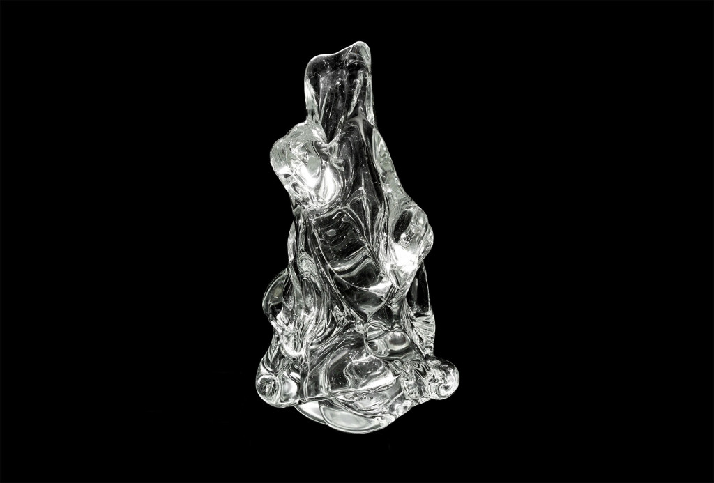 Object <em>Lava</em>, 2008. Glass, 57 x 33 cm, 30,6 kg. Private collection, Netherlands