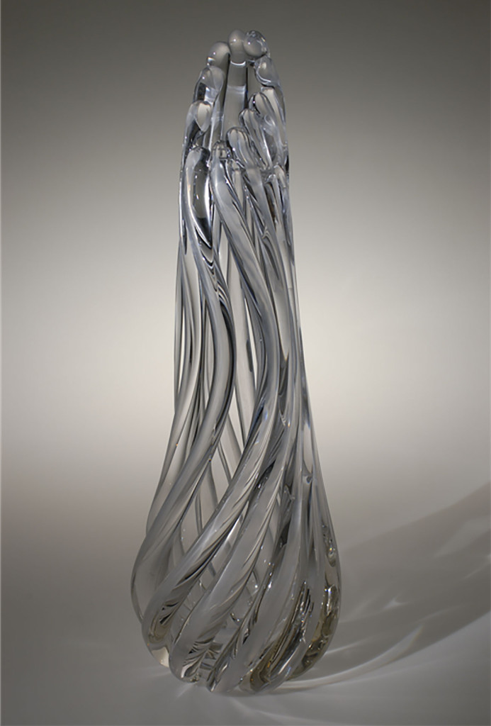 Object <em>Nervatura</em>, 2004. Glass, 45 x 34 cm, 15,8 kg. Frans Hals Museum Haarlem