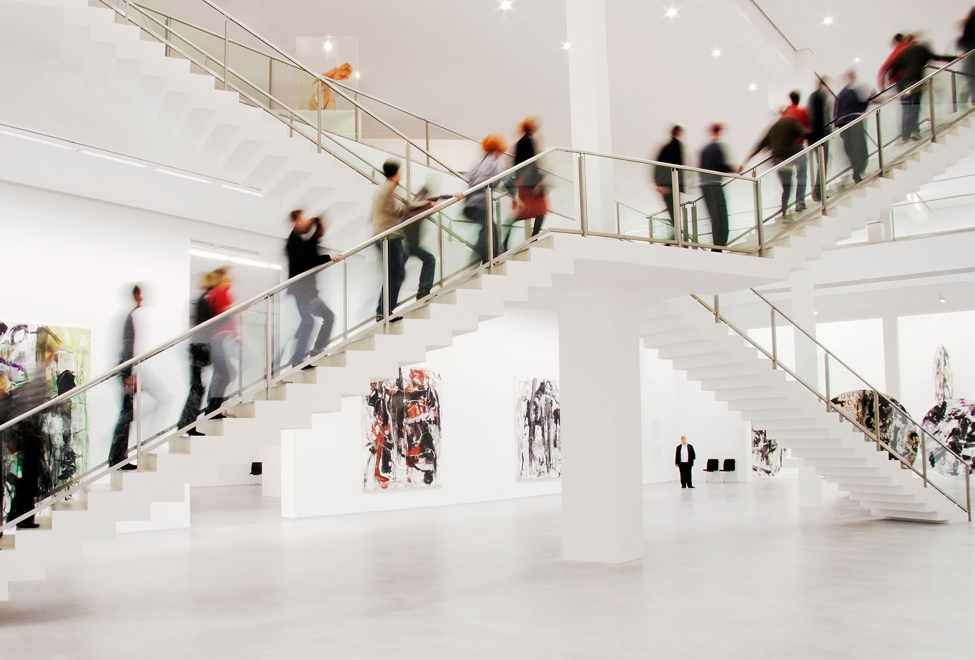 Berlinische Galerie, Treppenhalle. Foto Nina Straßgütl