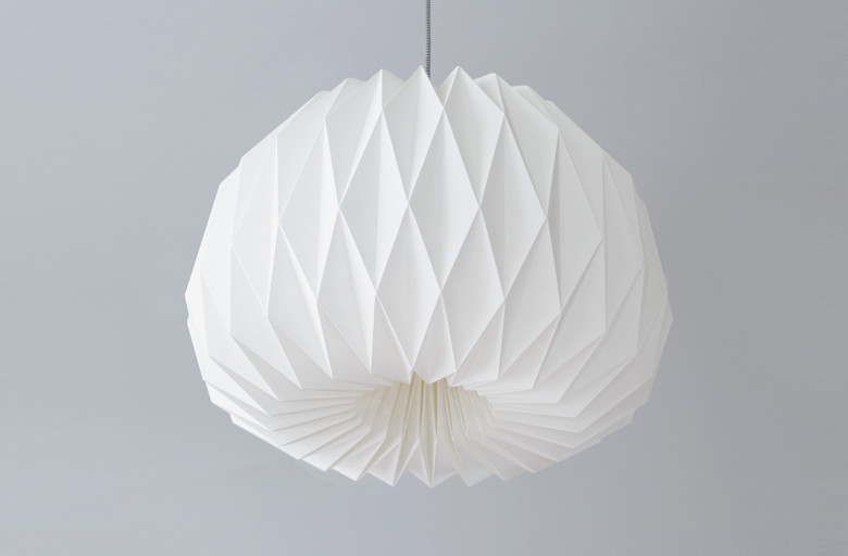 Jutta Müntefering Facing the Moon XL origami lamp shade