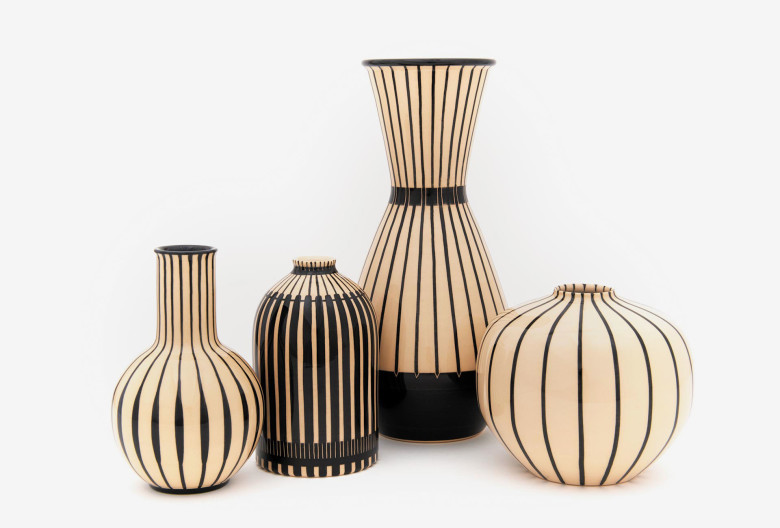 Ceramic vases by HB Werkstätten