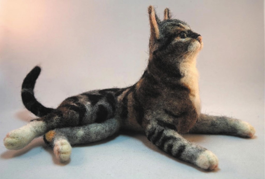 Portrait of a cat by warabi's filztiere 