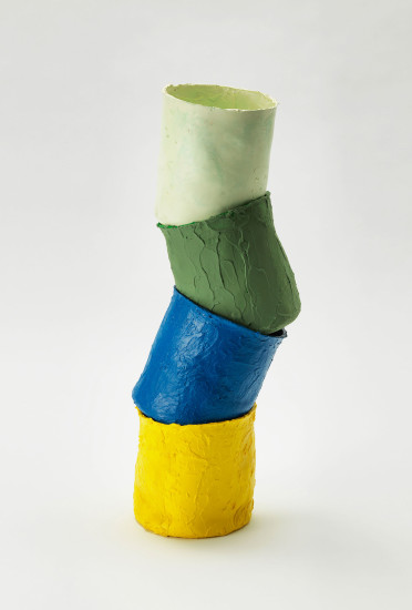 Anne Fischer, vessel made of acrylic paint