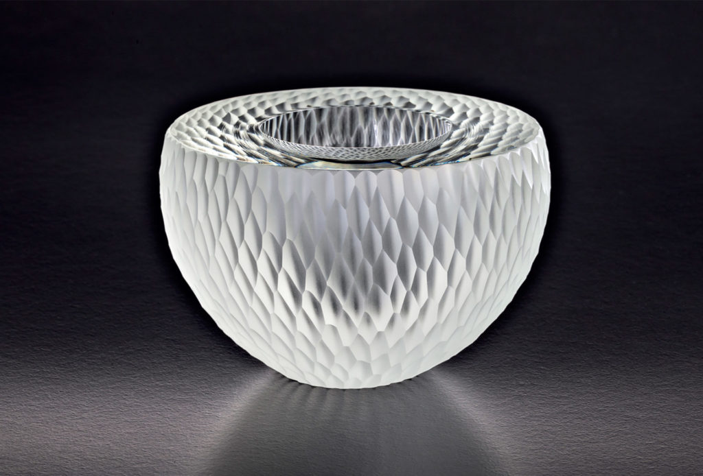 <em>Zen Cristallo</em> object, 2016. Glass, H 8 x Ø 12 cm, 340 €