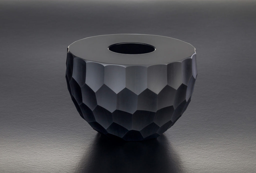 <em>Zen Nero</em> object, 2016. Glass, H 8 x Ø 12 cm, 340 €