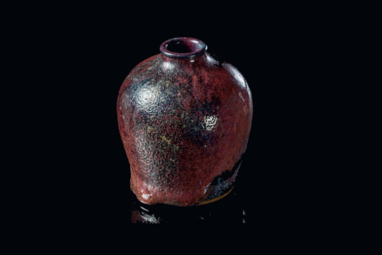 Albrecht Hohlt, small vase of stoneware. H 9 cm. Emilith