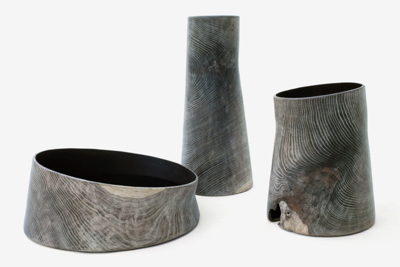 Konrad Koppold, Lathe-turned oak containers, winner in the “home living” category, Manu Factum State Prize
