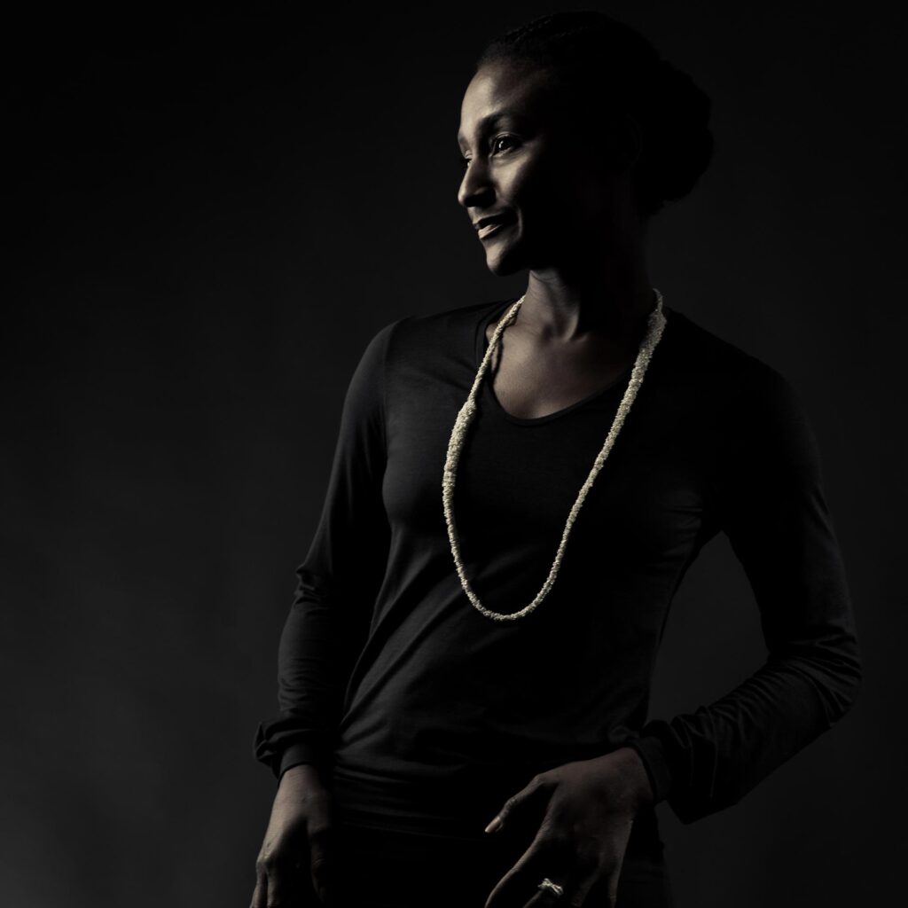 <em>meter-weise Twins</em> necklace. Silver. German Design Award Winner 2018.