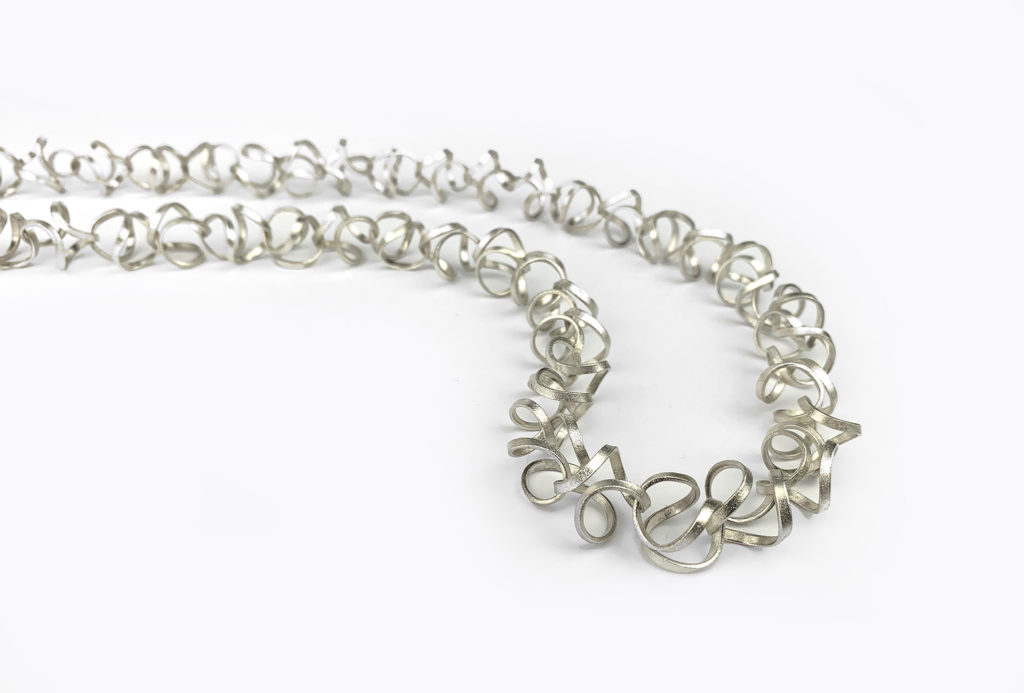 <em>FEM</em> necklace. Silver 925.